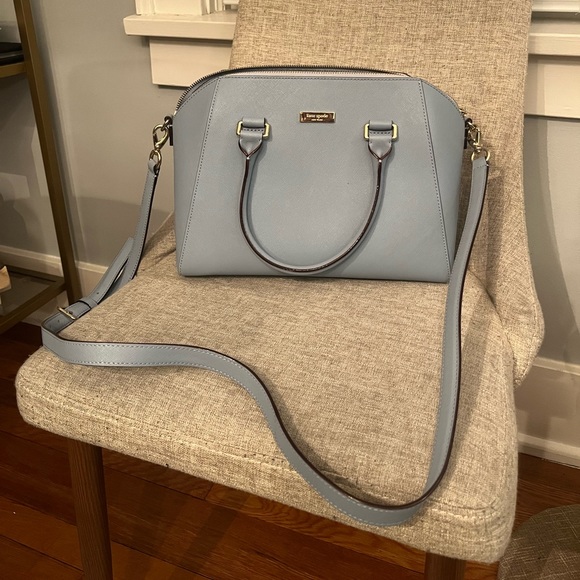 Kate Spade Handbag w/ Crossbody Option | Baby Blue - Never Used - Picture 2 of 4